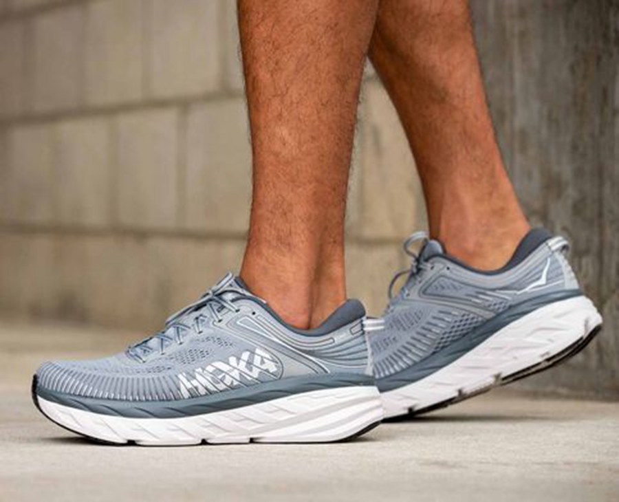 Hoka One One Løbesko Herre - Bondi 7 - Grå - 147689LOJ